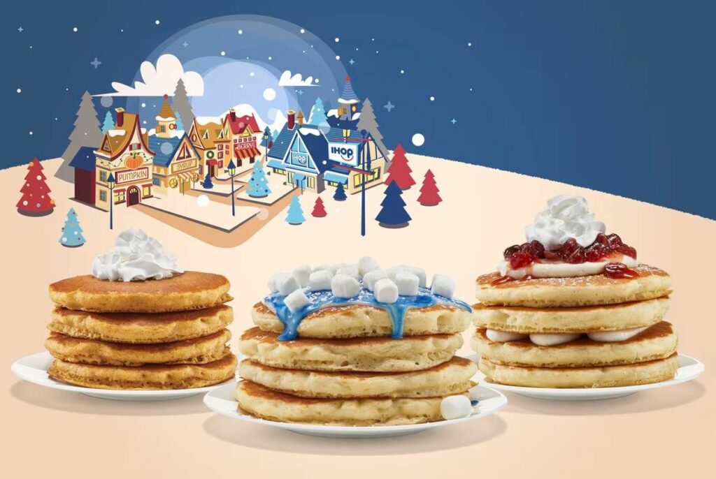 ihop christmas pancakes